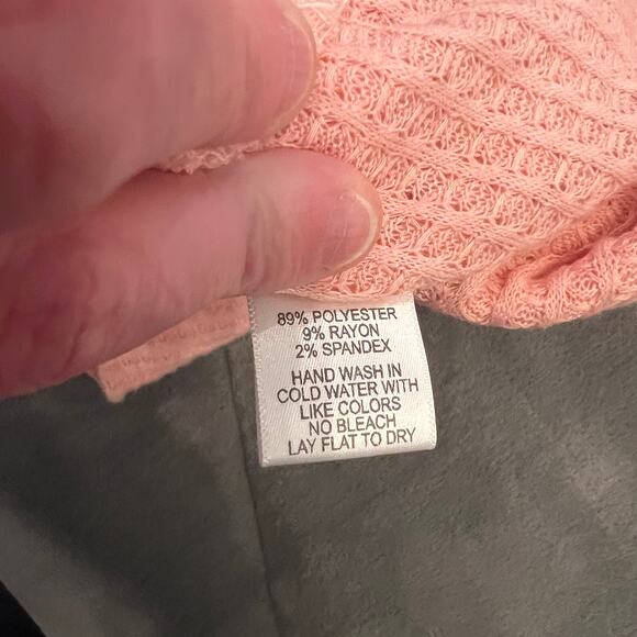 Gibson  NEW Blush V Neck Sweater Pullover Size Small New with tags - Picture 9 of 12